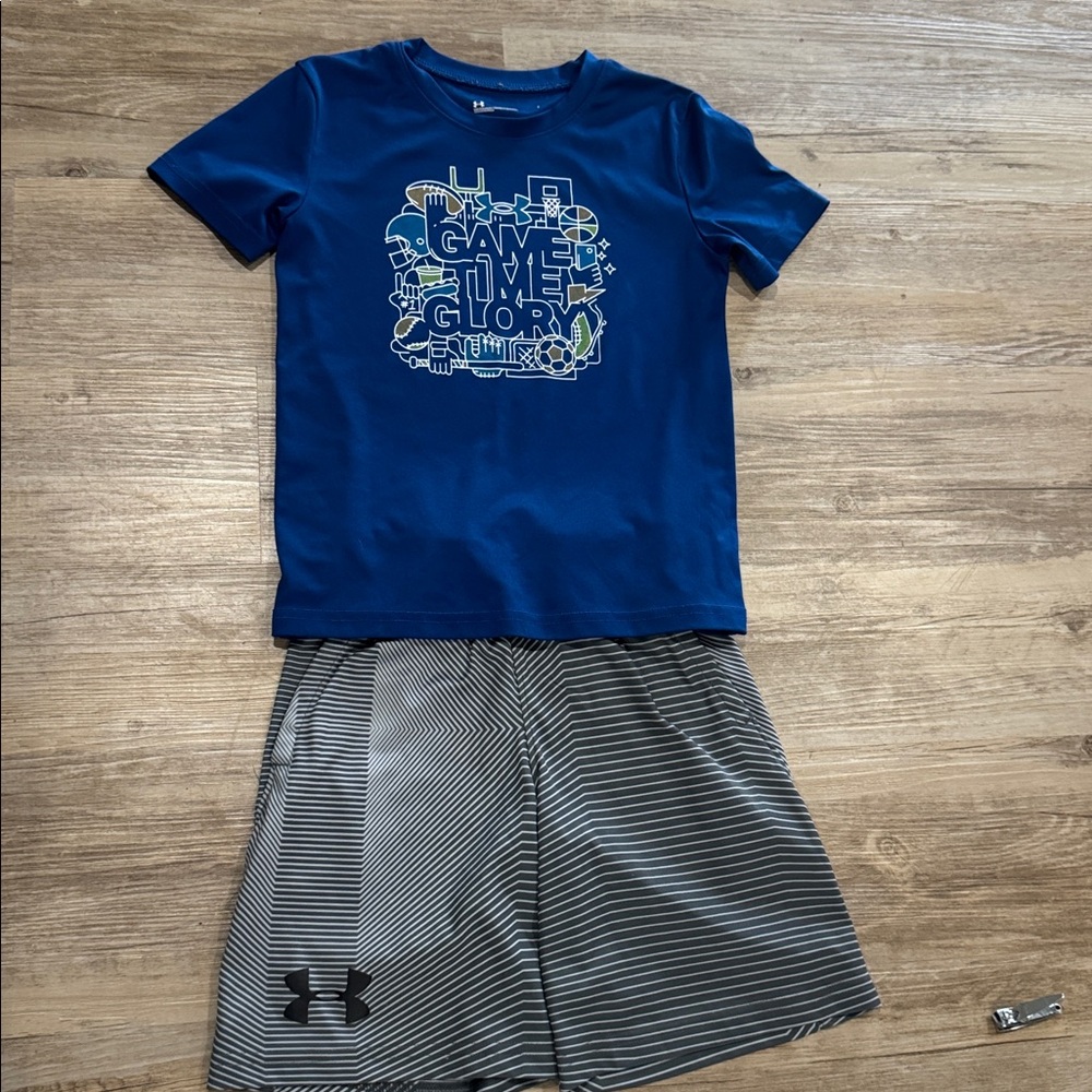 BOGO! Boys Under Armour athletic wear outfit